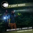 thumbnail image 5 of Energizer Vision Ultra HD LED Headlamp, Bright 550 Lumens, for Camping, Running, Jogging, Hunting, Hiking, Reading and Tactical Use, 3 AAA Batteries Included, 5 of 8