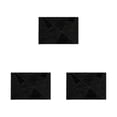 thumbnail image 4 of kurtrusly Tapis de Table Tapis de Salle à Manger Résistant à la Chaleur Finition Soignée Antidérapant Style Simple Multifonction Lavable Noir 3Ensemble, 4 of 6