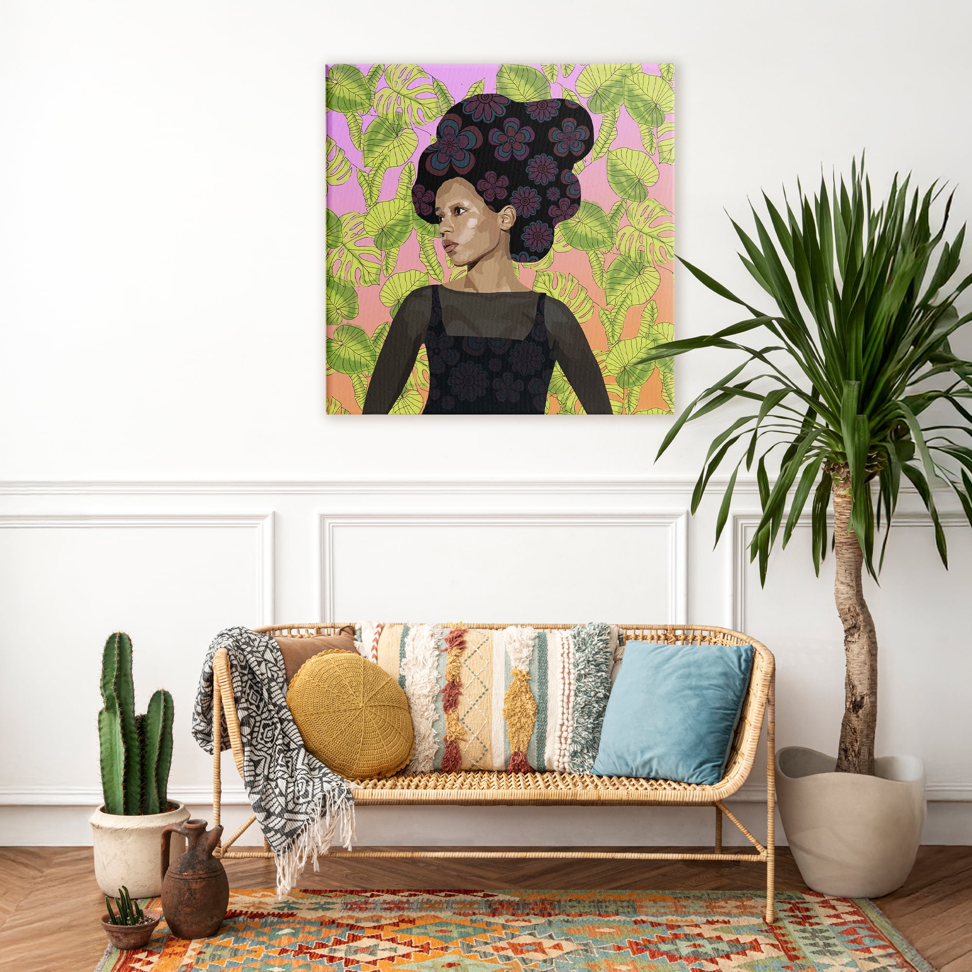 Stupell Industries Whispers Of Bloom Canvas Wall Art, design by Lynnda Rakos
