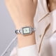 thumbnail image 3 of Reloj De Pulsera De Acero Inoxidable Para Mujer, Elegante Reloj De Acero Inoxidable De Cuarzo Rectangular Con Diamantes De Imitación Resistente Al Agua Hasta 30 M Para Uso Diario, 3 of 7