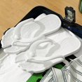 thumbnail image 3 of Women's Foldable Slippers, Disposable, Portable, Detachable, Perfect For Beach Travel & Shower, 3 of 3