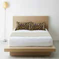 thumbnail image 6 of Yayeee Pillowcase Queen Size Set of 2 Satin Wrinkle Resistant Envelope Pillow Case, Purple Leopard Pattern, 6 of 8