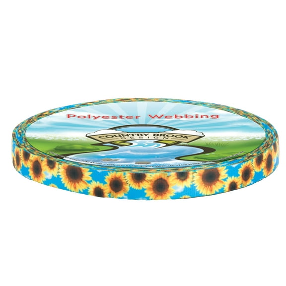 Country Brook Design® Sunflowers Lite Tape (1/2 Inch, 50 Yards)