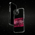 thumbnail image 6 of DistinctInk Clear Hybrid Case for Apple iPhone 15 Pro (6.1" Screen) - Looking To Make Miracle - Tempered Glass Back, 6 of 9