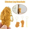 thumbnail image 5 of ZOUBAOQ 1 Simulation Fried Chicken Keychain French Fries Food Pendant Key Keychain Keychain, 5 of 9