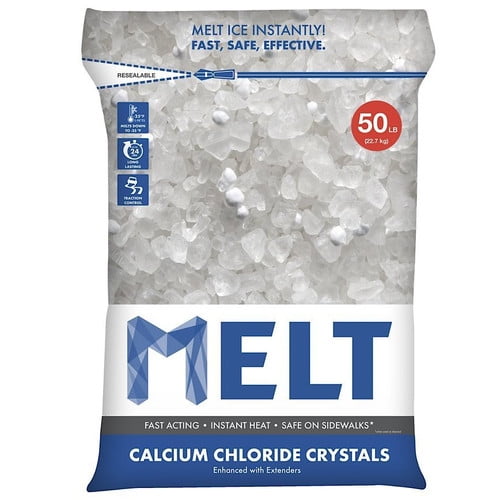 Snow Joe MELT Calcium Chloride Crystals Ice Melter (50 lb. Resealable