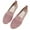Pink, variant on Women's Pointed Toe Dress Flats Comfort Slip On Ballet Flat Shoes Clearance Female Solid Color Round-Toe Flats Shoes Lightweight Soft Sneakers Casual Shoe Beige 9