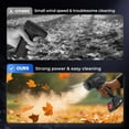 thumbnail image 4 of DAMAI 45 Min Runtime Cordless Snow Blower, 3 in 1 Cordless Leaf Blower Pro with Battery, 2025 New Electric Cordless Leaf Blower, 25000 RPM 45M/S Brushless Motor for Indoor Car Cleaning Dusting, 4 of 7