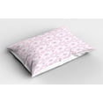 thumbnail image 2 of Ambesonne Mandala Pillow Sham 2 Pack, Geometric Motifs, 30"x20", Blush Magenta and Purple, 2 of 3