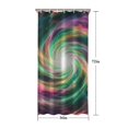 thumbnail image 5 of Colorful Spiral Pattern Shower Curtain 36"x72" ,Bathroom Decorative Shower Curtains Set with 12 Hooks,Modern Waterproof Washable Shower Curtain, 5 of 6