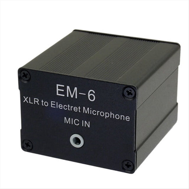 Micrófono de Condensador Electret de XLR A 3,5 mm, Cabezal de Micrófono, Amplificador, Mezclador, Tarjeta de Sonido, Convertidor de Captación.