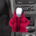 thumbnail image 3 of Auto Gear Shifter Knob Cover Hoodie Interior Accessories Shifter Lever Decor Red, 3 of 5
