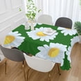 thumbnail image 5 of SKYSONIC Daisy Flower Tablecloth Waterproof Washable Polyester Square Table Cover Durable Tablecloth for Kitchen Dining Table Party Decor (60 X 90 Inch), 5 of 7