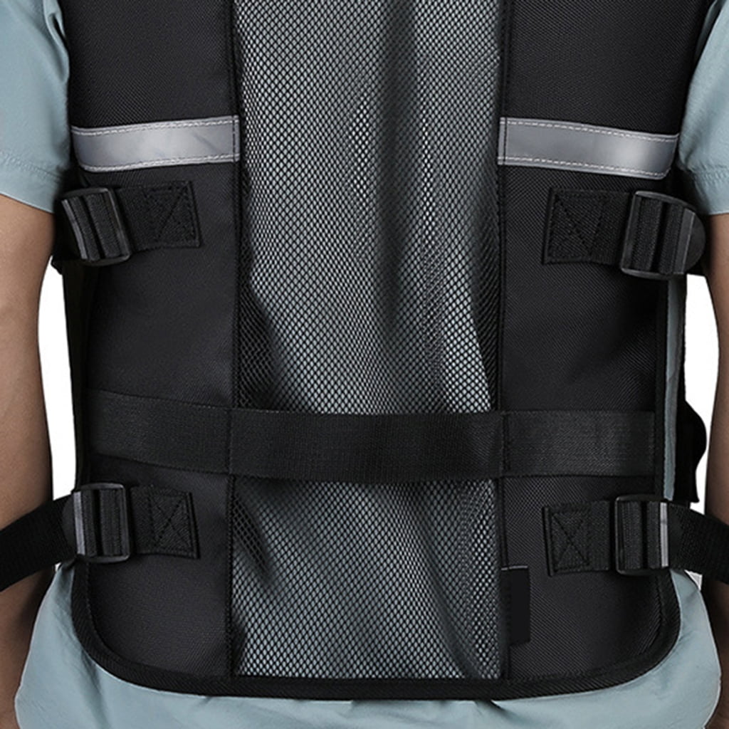 JZROCKER High Visibility Tool Vest with Adjustable Size, Comfortable Workwear Breathable Oxford Fabric for Maintenance Personnel