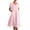 Pink, variant on 2026 Summer Dress for Women Casual Cotton Linen Midi Sundress with Pockets V Neck Short Sleeve Aline Beach Dresses Fashion Trendy Outfits Loose Fit Lightweight Dresses for Ladies