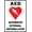 Warning Sign 4, variant on Automated External Defibrillator (AED) 8"x12" Sign, Grade Sheeting Rust Free Aluminum Sign, Weather Resistant Waterproof, Easy to Mount