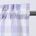 thumbnail image 2 of 2 Pcs Plaid Valances Curtain, Buffalo Check Rod Pocket Small Window Curtain Home Decor, 2 of 6