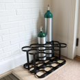 thumbnail image 3 of AireMed Oxygen Tank Holder – Holds (12) E, D or M9/C Size Tanks - Heavy-Duty Oxygen Cylinder Rack for Storage and Transportation – Floor Mountable Oxygen Rack, 3 of 7