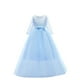thumbnail image 1 of Odeerbi 3-15 Años Niñas Tul Tutu Vestido Largo Princesa Manga Larga Flor Niña Vestido Lazo Fiesta de Cumpleaños Vestido de Noche Vestidos, 1 of 3