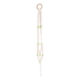 thumbnail image 1 of Shisuyan Macrame Plant Hanger Green Cotton Rope 1Pcs 25.2X2In, 1 of 9