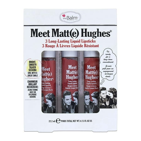 theBalm Meet Matt(e) Hughes 3-pc Lip Kit
