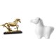 thumbnail image 1 of Figura de con escultura de caballo, estatua, obra de arte coleccionable, adorno decorativo de animal para escritorio, mesa, sala de estar, o, 1 of 8