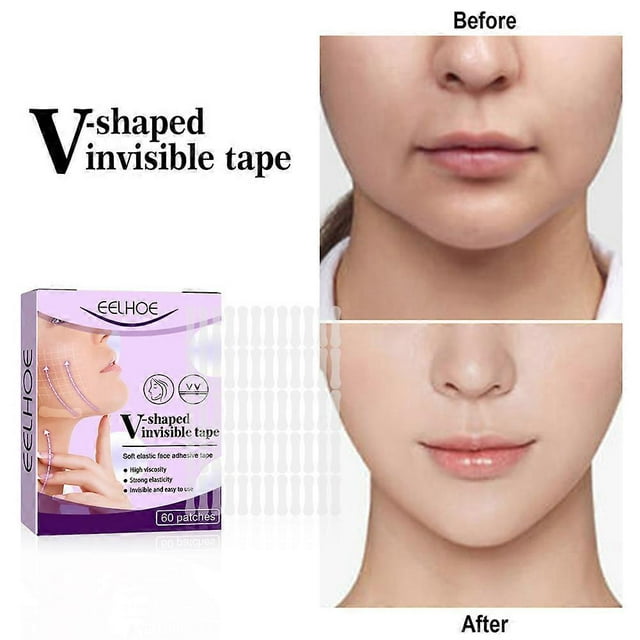 Sticker Invisible Thin V-Shape Face Facial Label Lift Up Adhesive Tape Chin