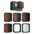 thumbnail image 2 of Lens Filters Set for GoPro Hero 13/12/11/10/9/11 Mini – ND8 ND16 ND32 ND64 UV CPL Waterproof Optical Glass Filters, Scratch Resistant, Snap-On Mount by aMagisn, 2 of 12