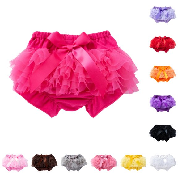 Girls Lightweight Mesh Shorts Set for Everyday Wear with Double Lace Overlay and Bow - Girls Shorts Skirt Style for Kids