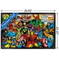 thumbnail image 3 of Marvel Comics - Retro Lineup Wall Poster, 22.375" x 34", Framed, 3 of 6
