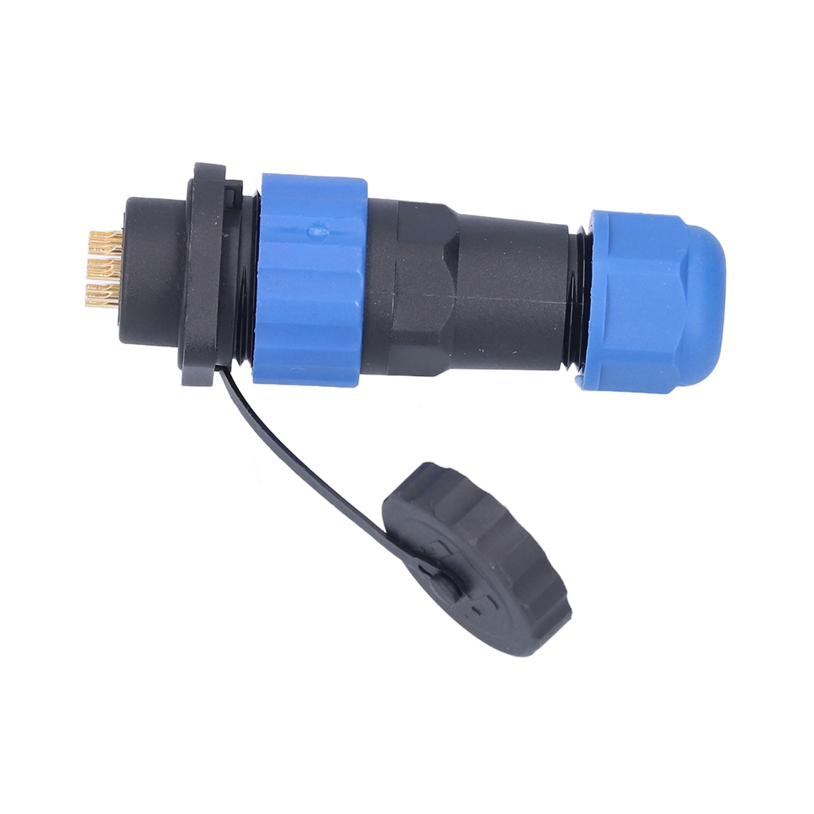 Aviation Power Connector, Copper Contacts Waterproof Plug Socket