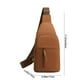 thumbnail image 4 of Bolsa de pecho de nailon para hombre y mujer | Mochila bandolera pequeña para deporte | Organizador ligero de 120 g para viajes, gimnasio, actividades al aire libre, uso informal | Rosa, blanco,, 4 of 6
