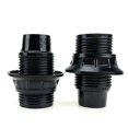 thumbnail image 3 of Black E14 Bulb Holder, 4 Pieces E14 Socket, E14 Socket Bulb, Solid Bulb Socket, Black Socket Adapter, 3 of 5