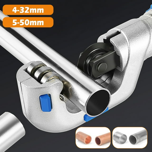Muyoka Cortador de tubos de 4-32 mm/5-50 mm Cortador de tubos de metal de acero de aleación Ideal para tubos de acero de PVC Plomero Tubos de cobre Muyoka Hogar
