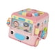 thumbnail image 2 of Autobús de juguete para niños, juguete para niños, aprendizaje de habilidades motoras finas, educación temprana, juguete Montessori rosa, 2 of 9