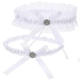 thumbnail image 4 of Lace Wedding Garters Set Women Garter Classic Style For Bridal And Formal Occasions 2Set, 4 of 4