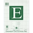 thumbnail image 2 of Roaring Spring Engineering Pad, 12-Pack, 8.5" x 11", 200 Sheets 15# Green Paper, 5x5 Printed Back Enclosed Grid, Top Glued, 3-Hole Punched, Proudly Made in USA, Heavy Backing Board, 2 of 7