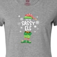 thumbnail image 3 of Inktastic Funny Christmas I'm the Sassy Elf with Shoes and Hat Women's T-Shirt, 3 of 4