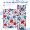 thumbnail image 5 of Pioneer Flower Floral Print Pattern Toddler Nap Mats for Kids Preschool,Sleeping Mat Bag or Kids,Toddler Sleeping Bag,Toddler Nap Mat or Daycare, 5 of 6