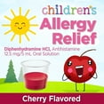 thumbnail image 3 of Equate Children's Allergy Relief, Cherry Flavor Liquid, 8 fl oz, 3 of 7
