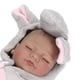 thumbnail image 2 of 25cm Newborn Baby Doll Adorable Realistic Soft Silicone Reborn Baby Dolls Role Play Toy Birthday Gift Closed Eyes, 2 of 3