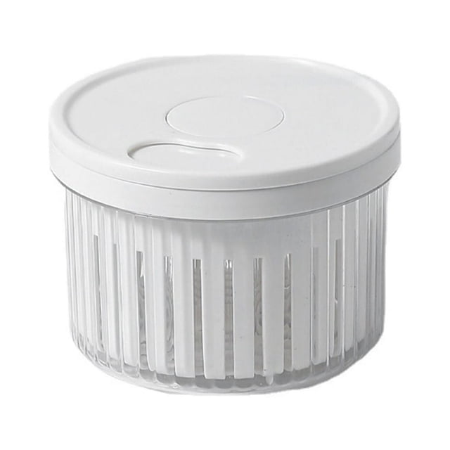 Removable Lid Stackable Food Container Green Onion Crisper Garlic Storage Box Kitchen Supplies