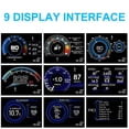 thumbnail image 4 of Pantalla Frontal Obd Ap-6+ Gps Sistemas Duales Pantalla Hud Para Automóvil Pantalla De Indicador Portátil Pantalla Inteligente De Advertencia De Exceso De Velocidad Yuarrent VI006319-00, 4 of 7