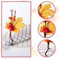 thumbnail image 2 of 12 piezas de soporte de anillo para servilleta de otoño, hebillas para servilleta de granja, hebilla para servilleta para suministros de decoración de mesa de cena de Acción de Gracias brillar Electrónica, 2 of 5