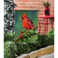 thumbnail image 2 of Cardinal Garden Satin Flag, 2 of 2