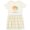 Natural with Stripes, variant on San Diego California Beach Vacation Girls Toddler Dress