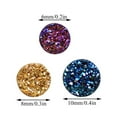 thumbnail image 2 of CILENON Earrings Ear Earrings 2024 New Lymphvity Magnetotherapy Earrings Mag Studs Crystal Earrings Non Piercing Acupressure Earrings For Women Men (Purple1,6mm ), 2 of 6