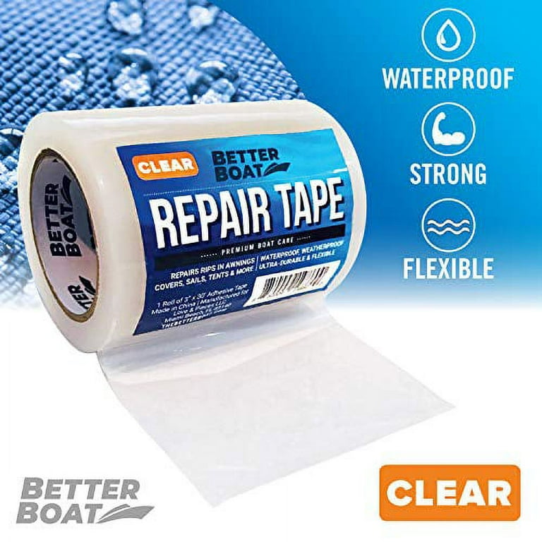 Generic SIIKA-Ultrastrong Awning Repair Tape, Tent Repair Tape, Boat Covers Repair  Tape, Tarp Repair Kit, Etc.1 Roll of 30FT x 2.95, Wa