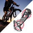 thumbnail image 1 of Desviador trasero de bicicleta, rodamientos ámica, rueda de guía de polea, desviador de bicicleta de 16T para ciclismo, piezas de bicicleta de Rojo Baoblaze Cambio trasero, 1 of 8
