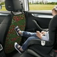 thumbnail image 5 of Artistic Chain Red Funny Snake Mats Back Seat Protectors, Car Seat Protector Vehicle Organizers Waterproof Cover Back Seat Cover for Kids with 3 Storage Pockets 2 Pack, 5 of 5